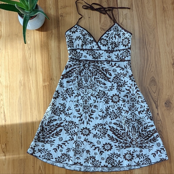 Speechless Halter Pattern Babydoll Dress - Picture 2 of 6